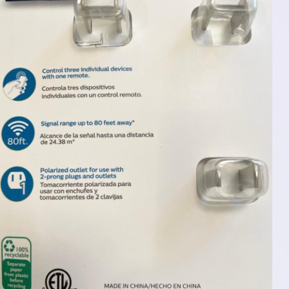 Philips || New Indoor LIghting Control w Wireless Remote Switch & 3 receivers - Picture 4 of 6